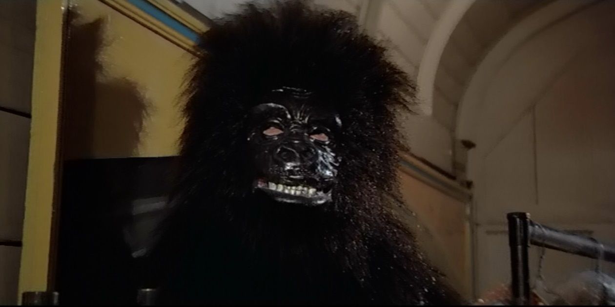 James Bond disguised as a gorilla in Octopussy