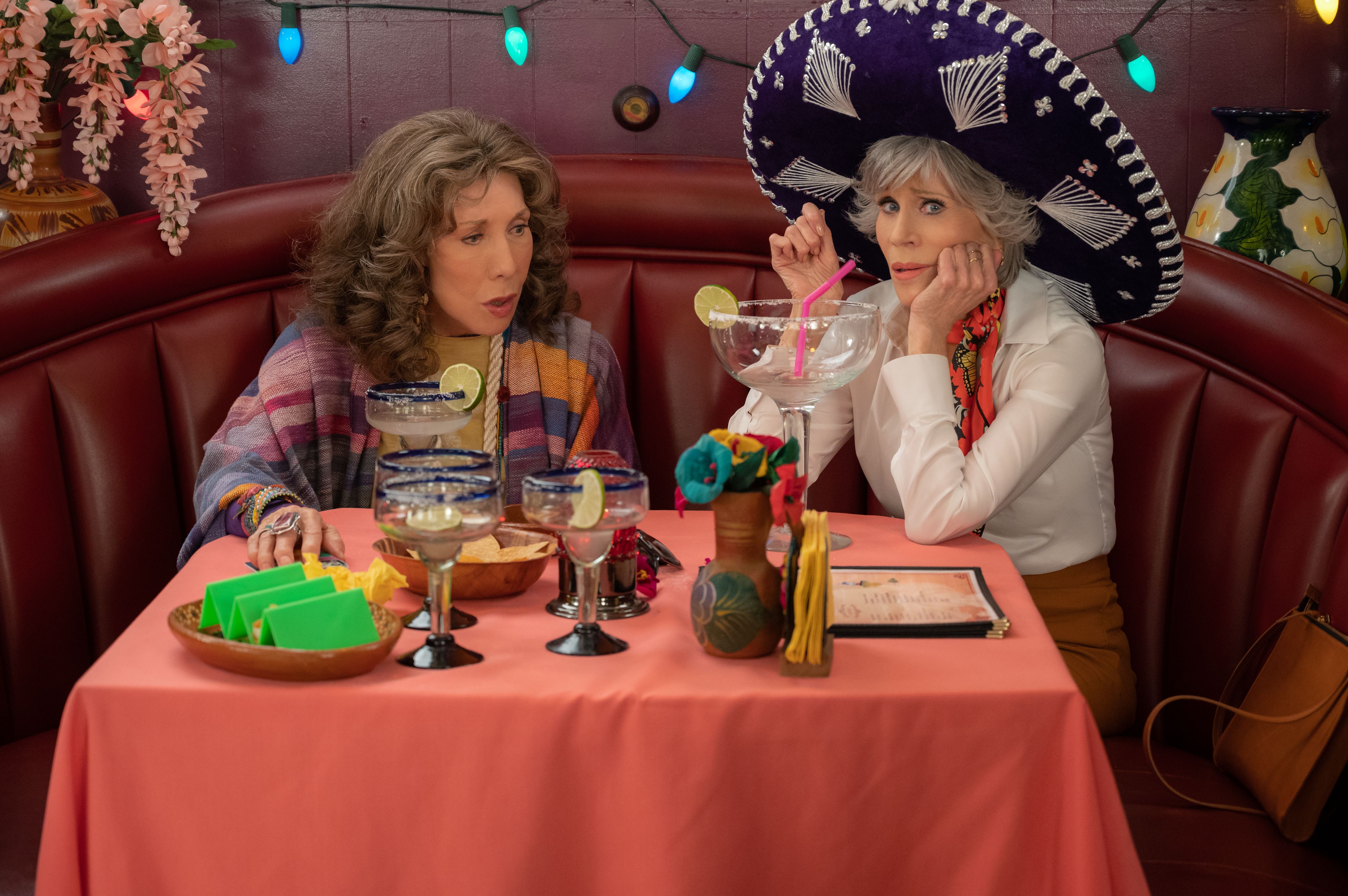 Lily Tomlin and Jane Fonda in Grace and Frankie season 7