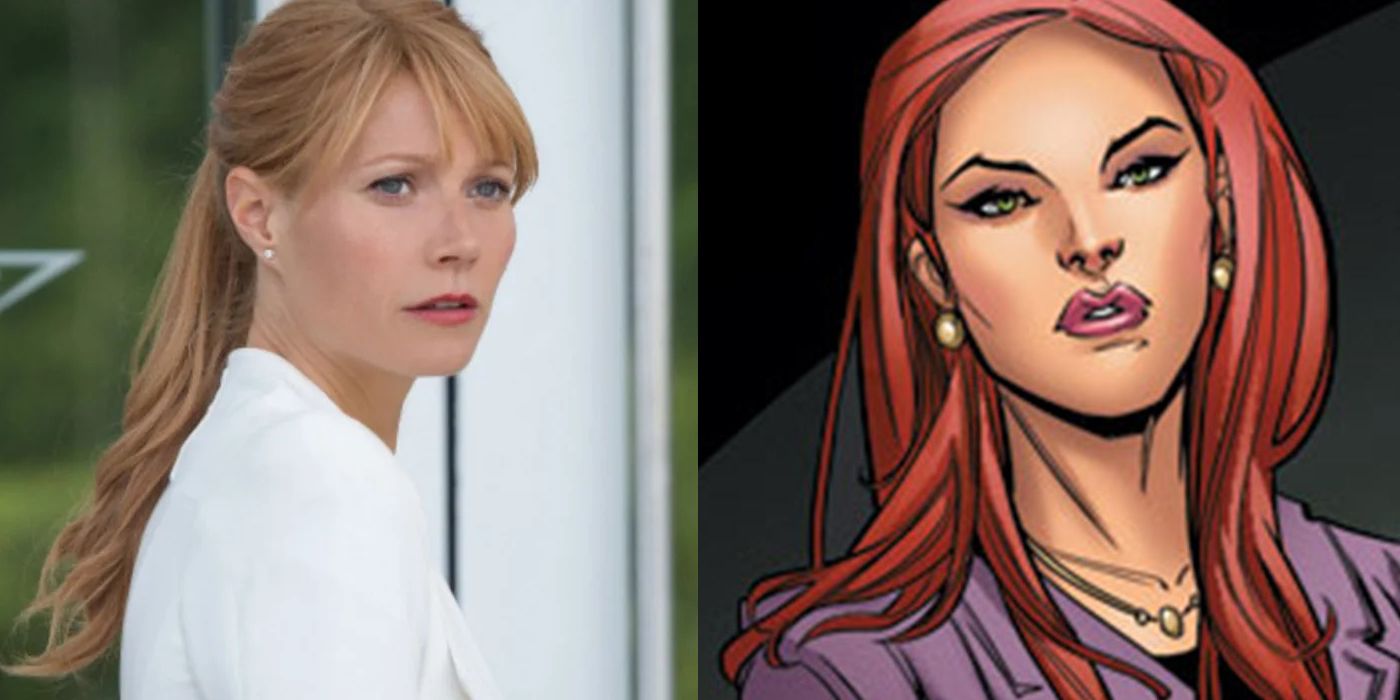 Pepper Potts mcu comic