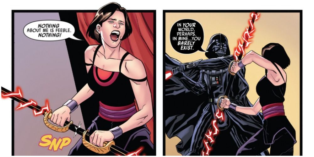 Qira duels Darth Vader in War of the Bounty Hunters
