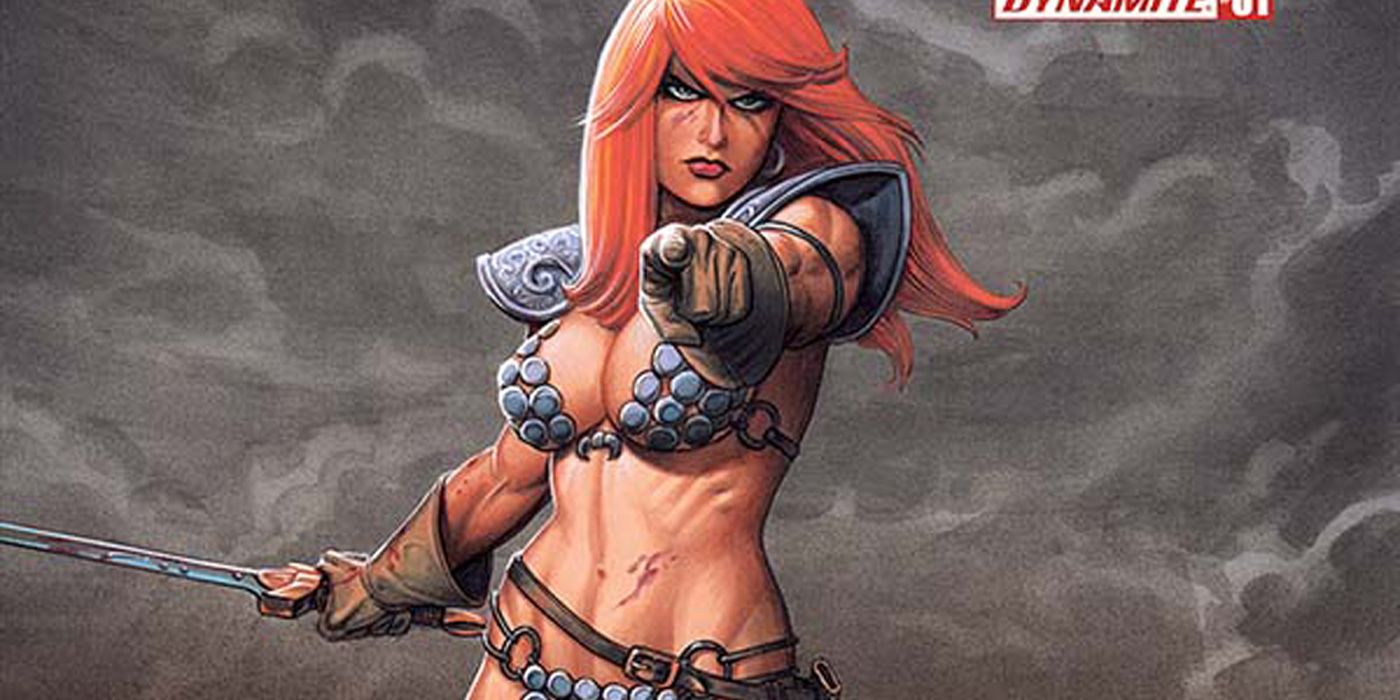 Red Sonja comic book cover