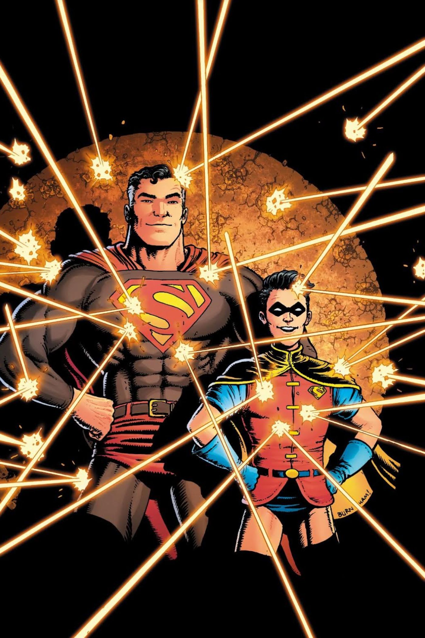 Superman and Superboy in New Comic
