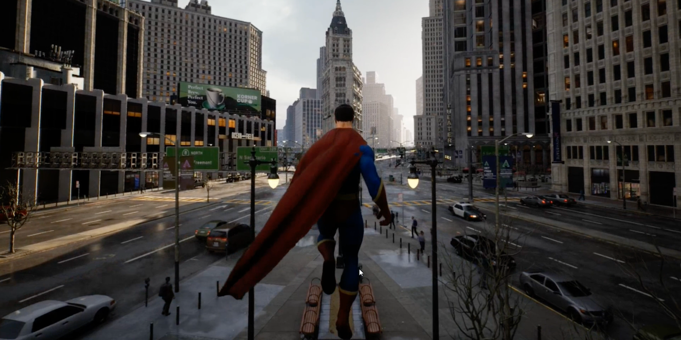 Superman Unreal Engine 5 Project Lets Gamers Become The Man Of Steel
