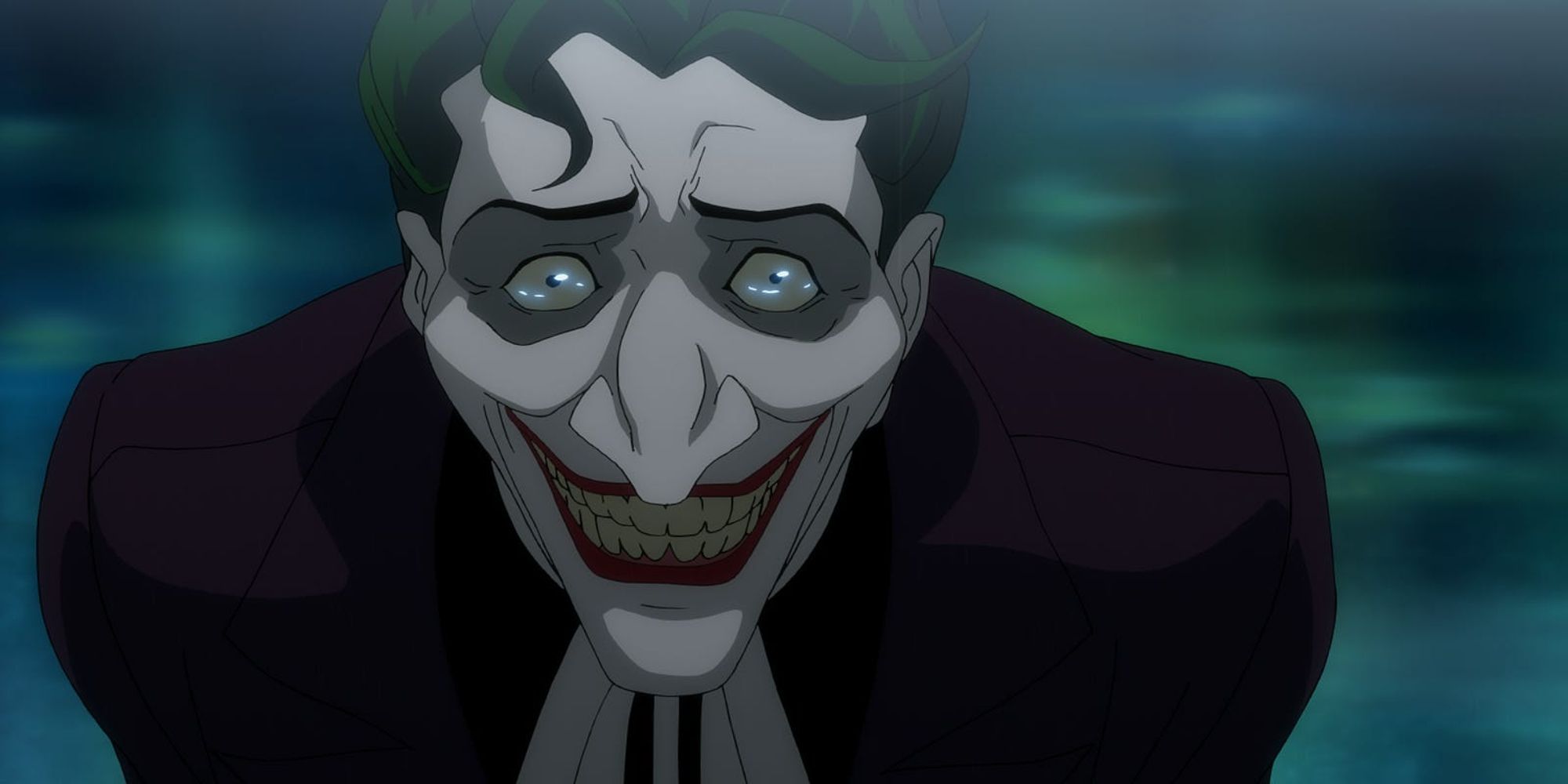 The Joker grinning in Batman The Killing Joke