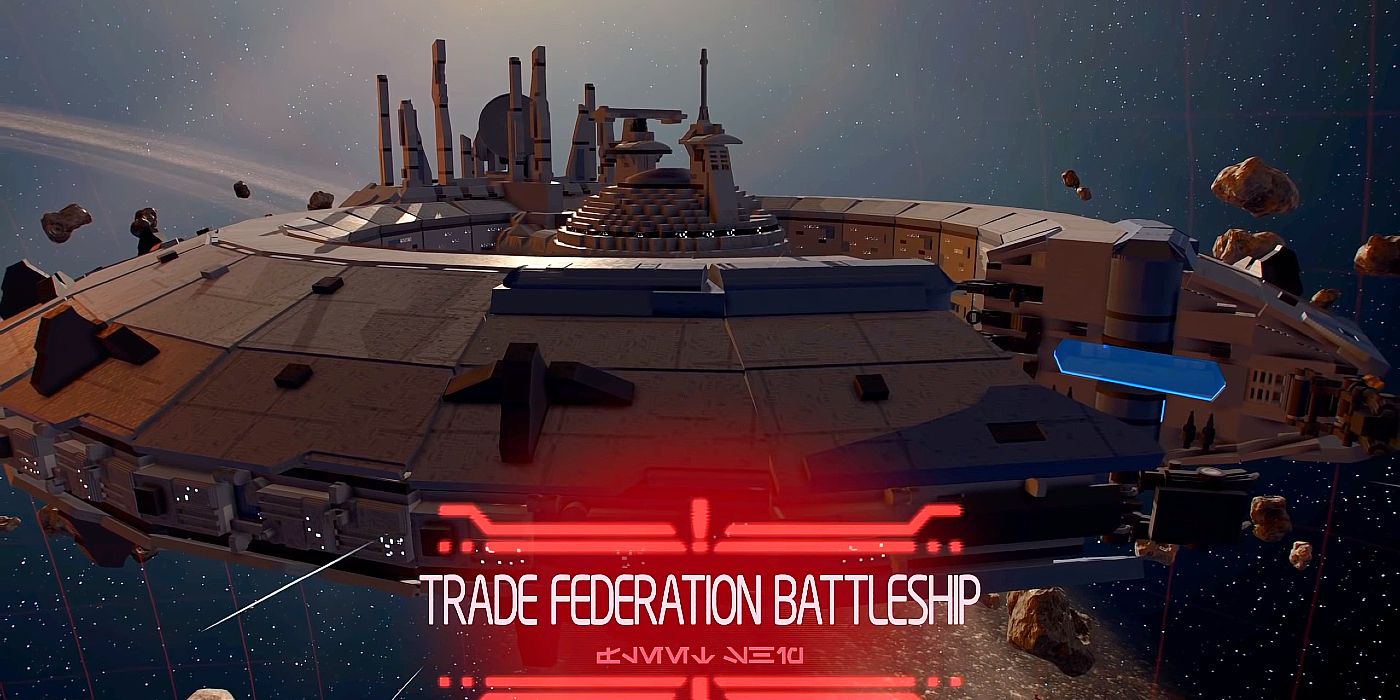 The Trade Federation Battleship From Star Wars Episode I The Phantom Menace
