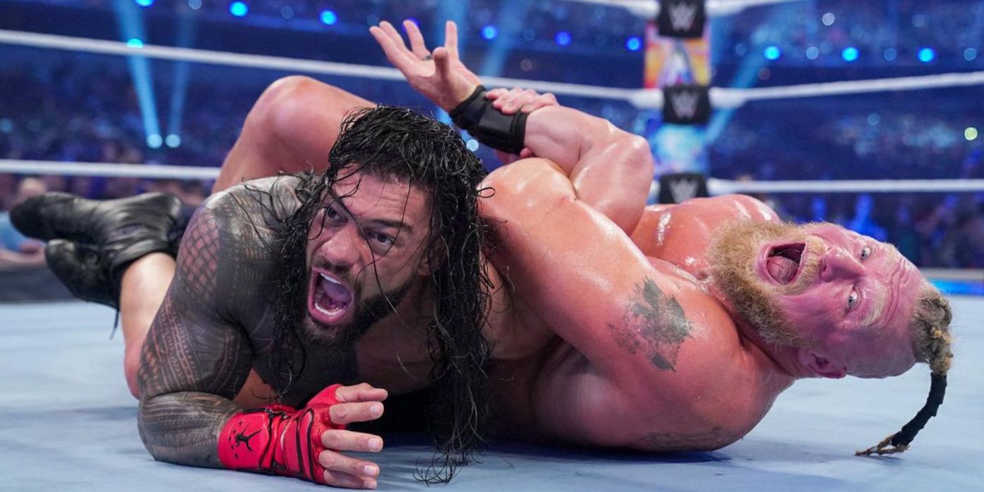 WWE WrestleMania 38 Brock Lesnar vs Roman Reigns