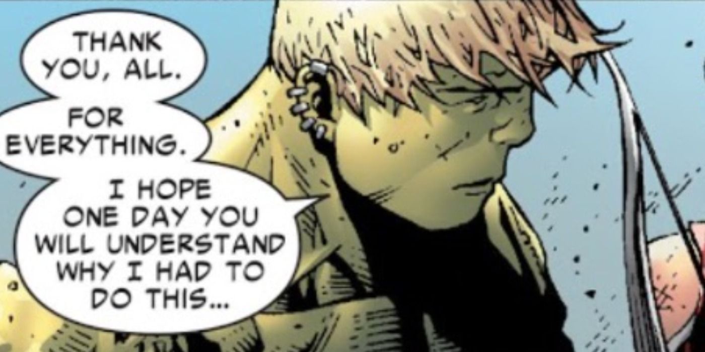 Wiccan and Hulkling agreeing to send Hulkling to the Kree and Skrulls