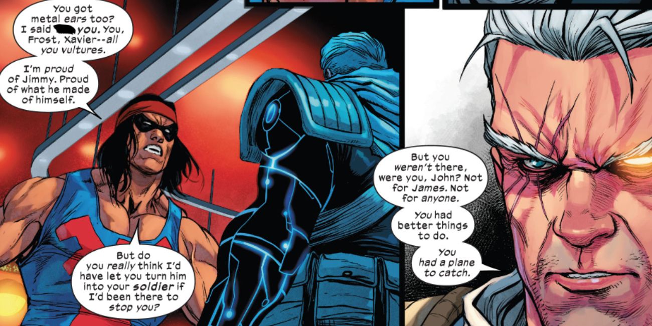 X Men Red Cable Insults John Proudstar