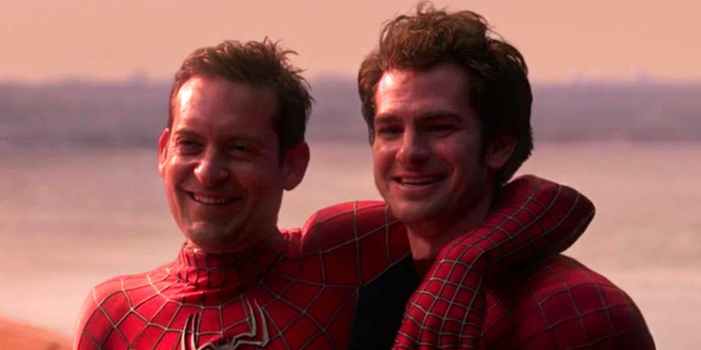 Tobey Maguire & Andrew Garfield Spotted at Everything Everywhere Screening