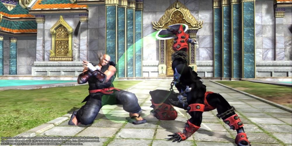 An image of to fighters fighting in SoulCalibur