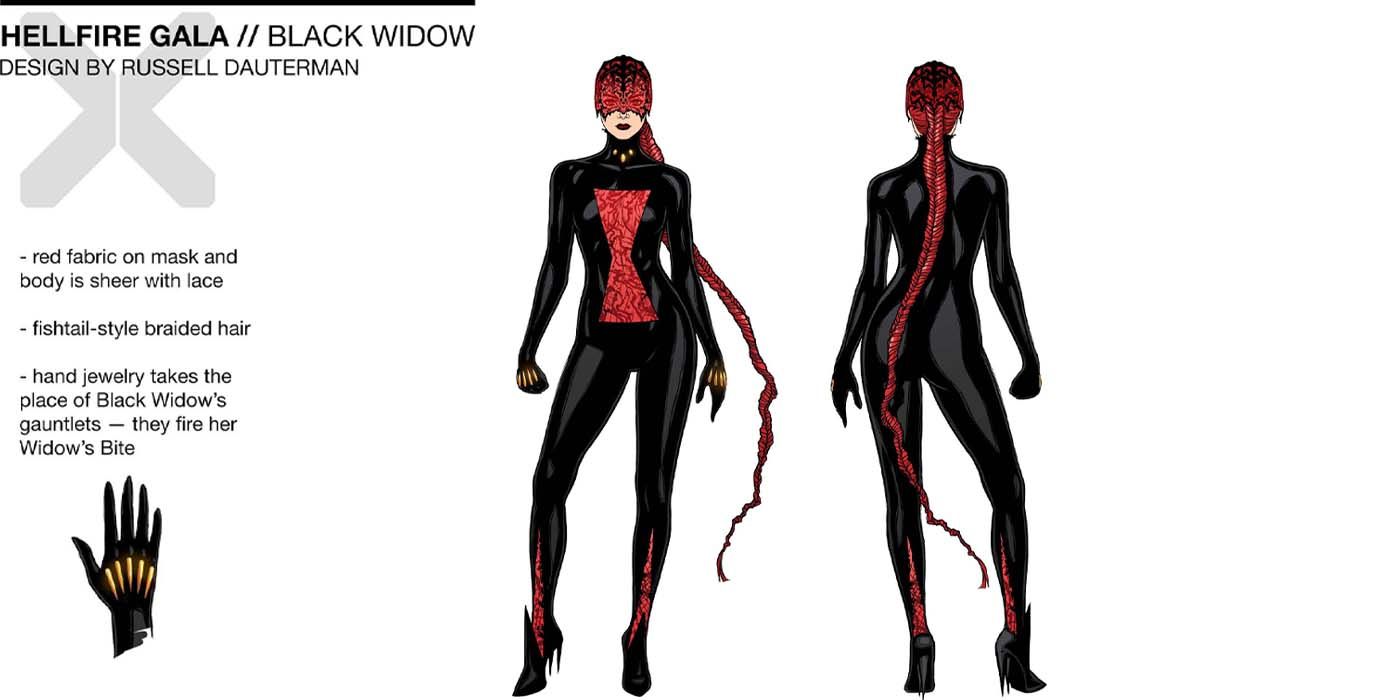 Black Widow Hellfire Gala Look 1