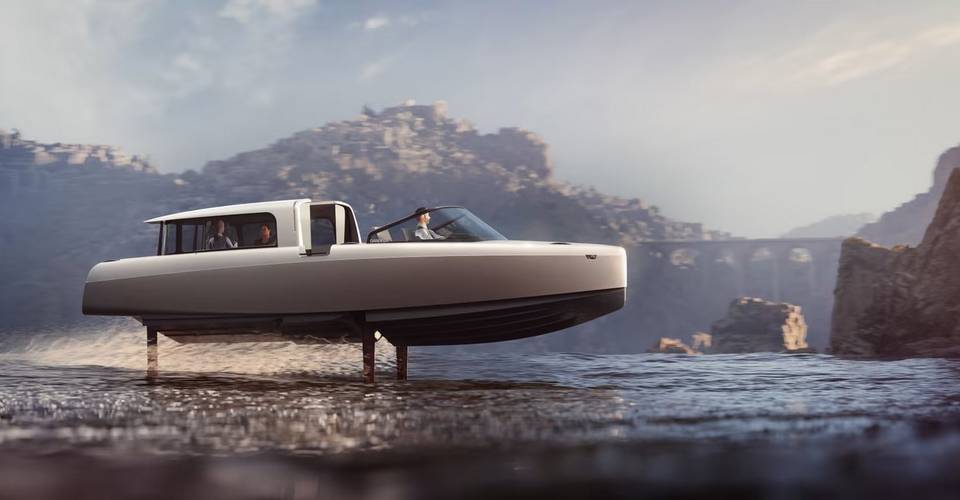 This Electric Taxi Boat Barely Touches The Water's Surface