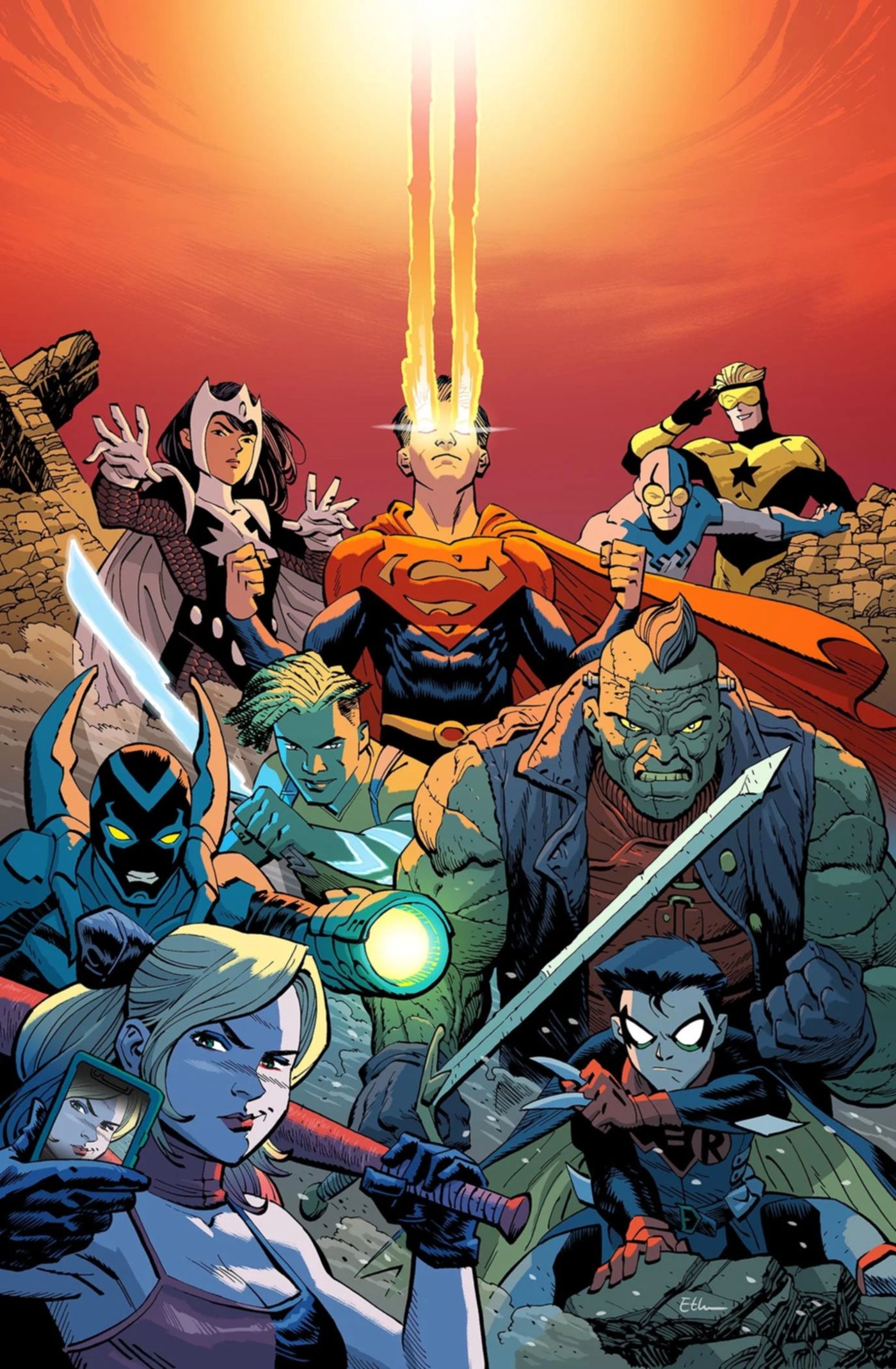 Dark Crisis Cover 3 Superman and Justice League DC Comics