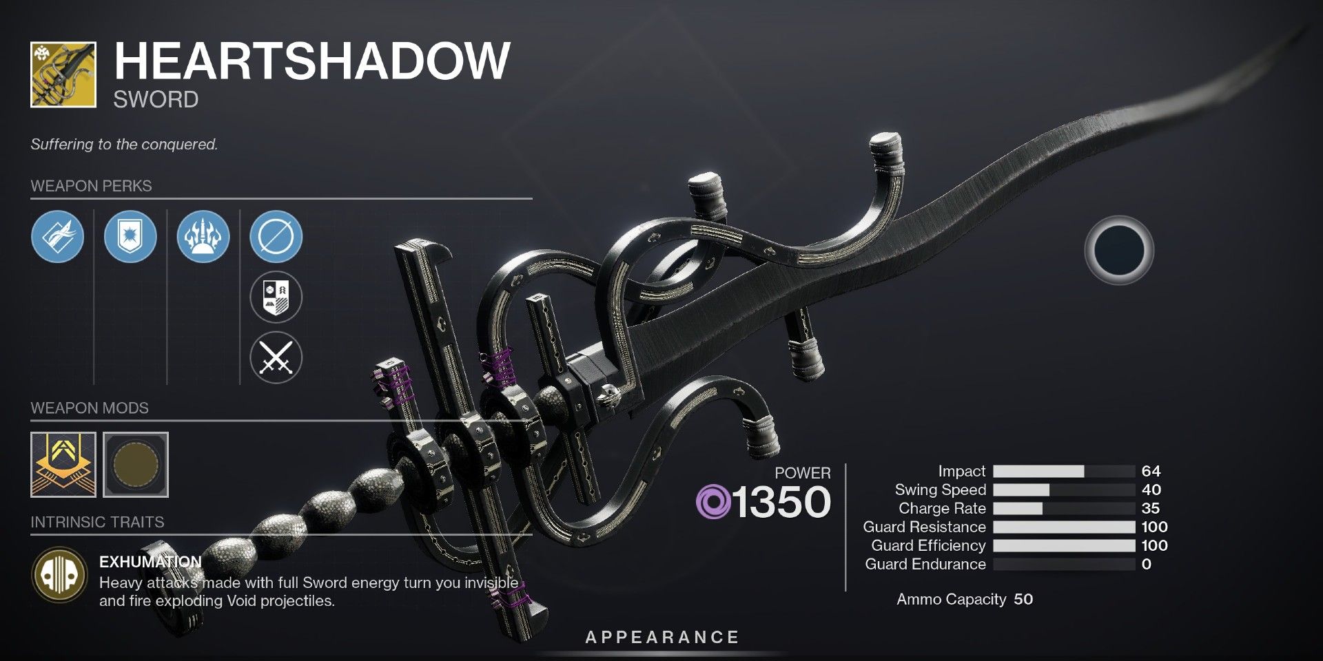 How To Unlock The Heartshadow Catalyst In Destiny 2