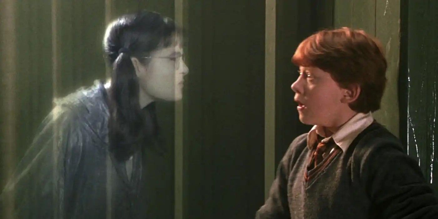 Moaning Myrtle And Ron Weasley