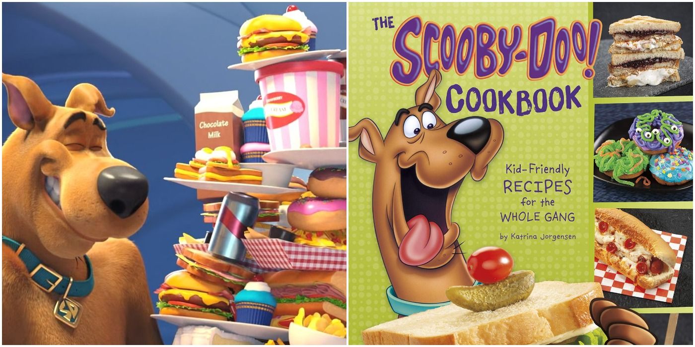 Pile of food from the Scooby Doo Cookbook