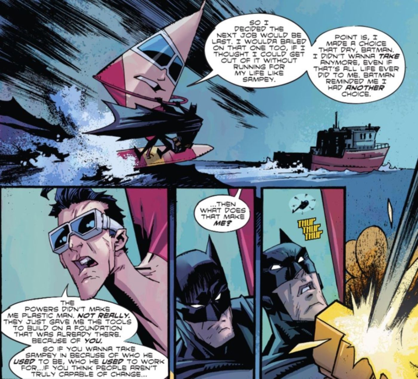 Plastic Man Origin and Batman DC Comics