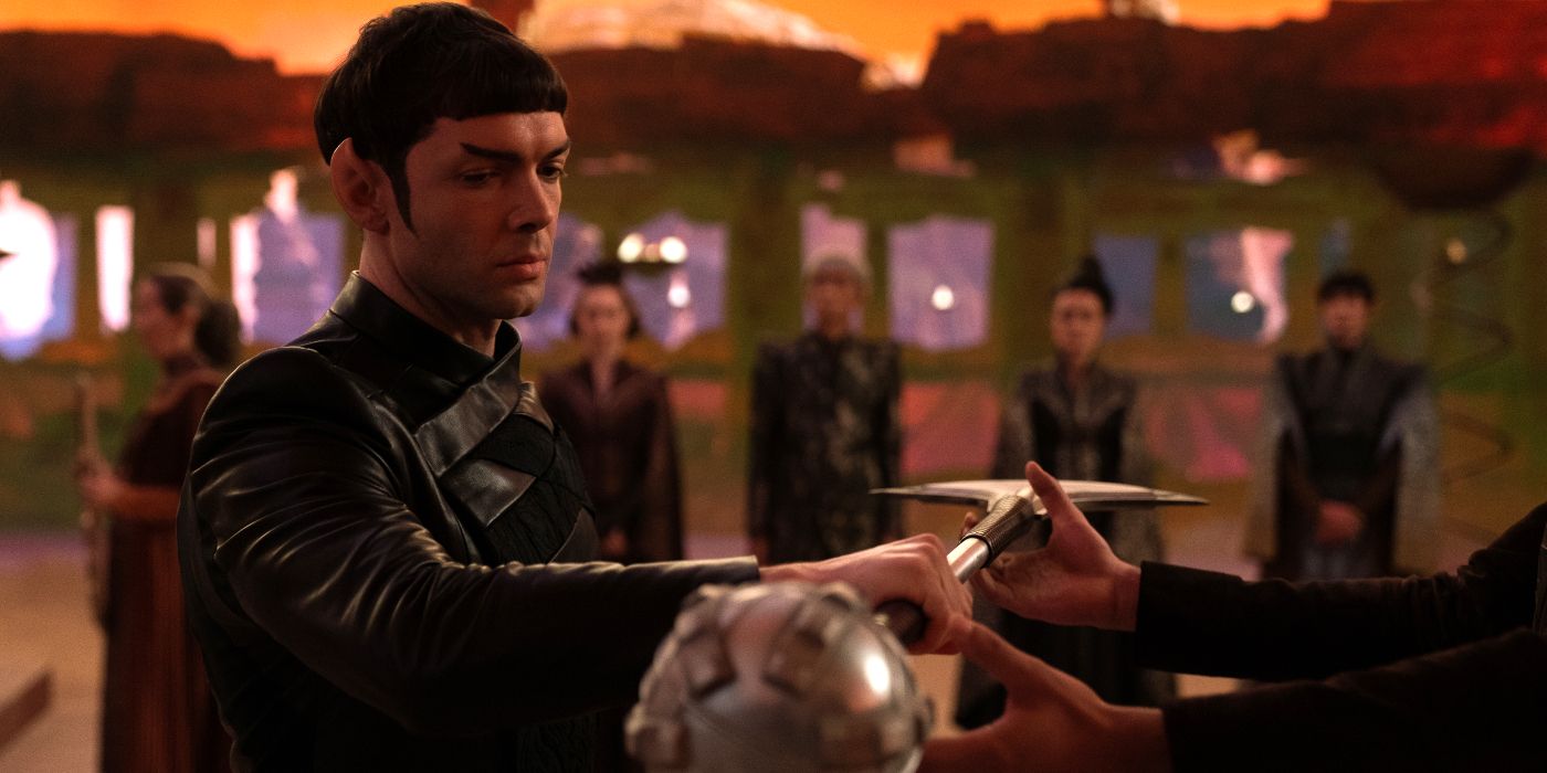 Spock’s Strange New Worlds Episode Explains His TOS “Amok Time” Choice