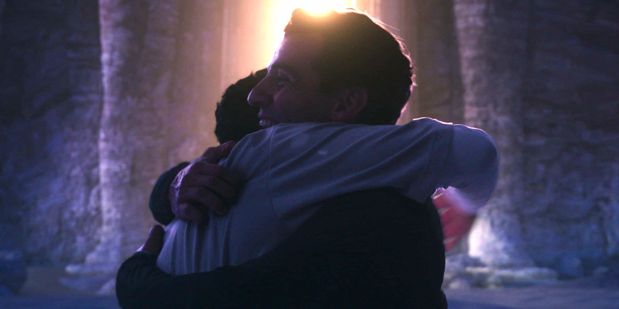 Steven Grant And Marc Spector Embrace In Moon Knight Episode 6