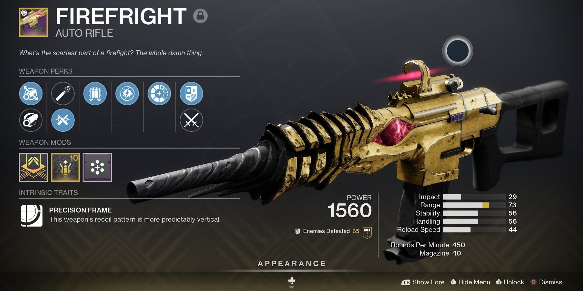 Destiny 2: How To Get The Firefright Auto Rifle (& God Rolls)