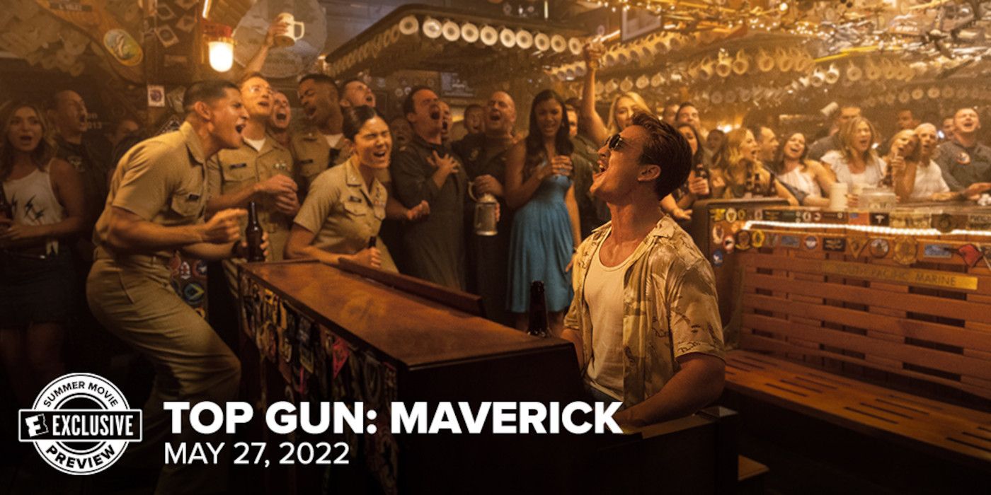 Top Gun 2 Image Teases Recreation Of Original's Iconic Bar Song Scene