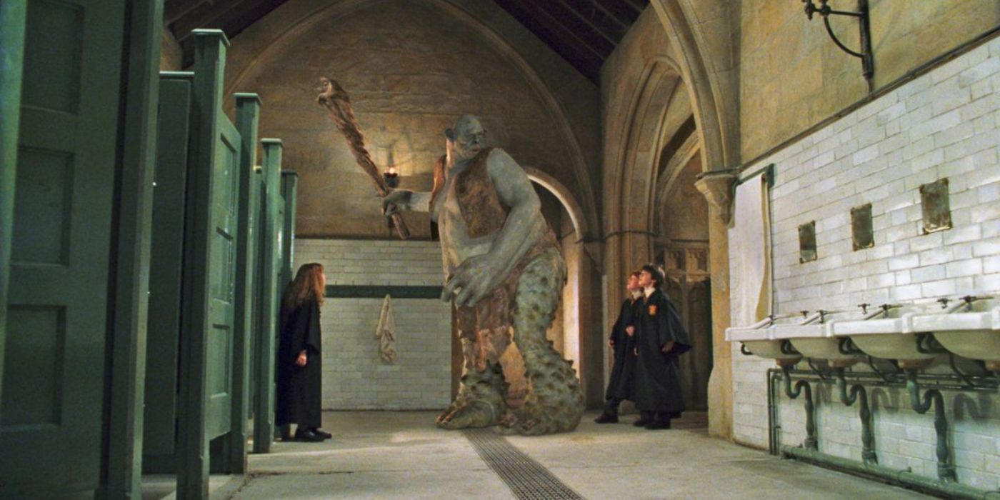 Troll In The Hogwarts Bathroom
