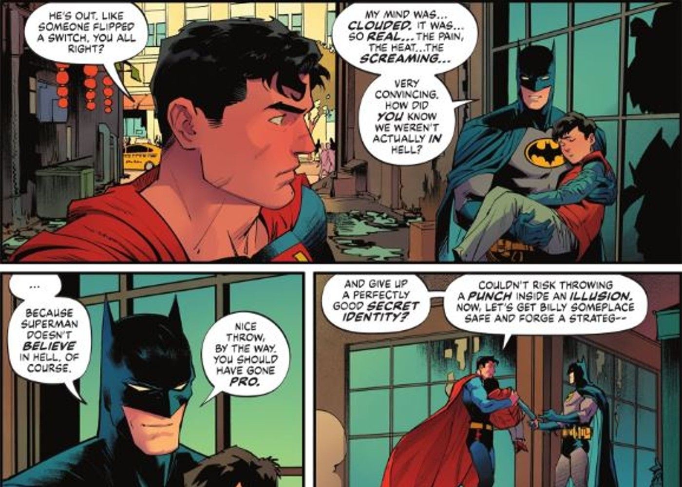 Batman recognizes Supermans Faith