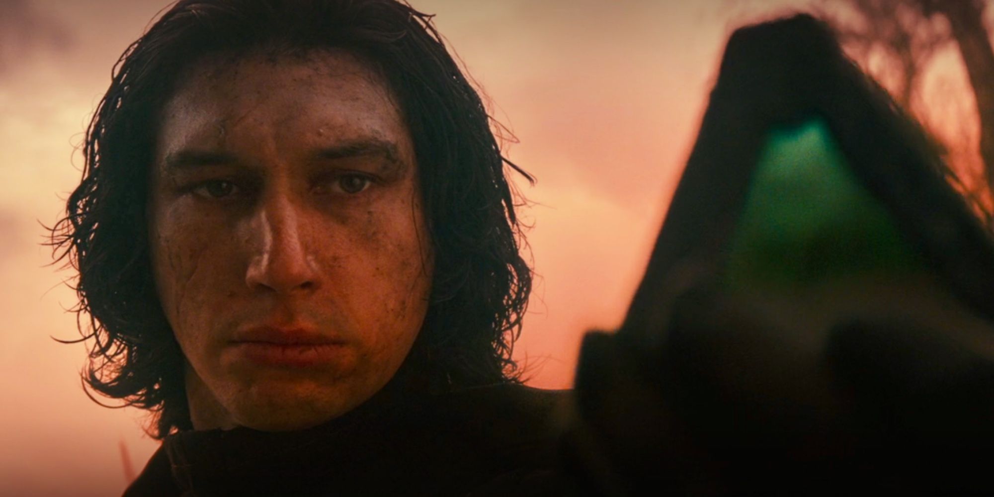 Kylo Ren At Ruins Of Vaders Castle