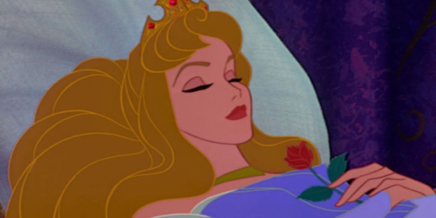 Princess Aurora sleeping
