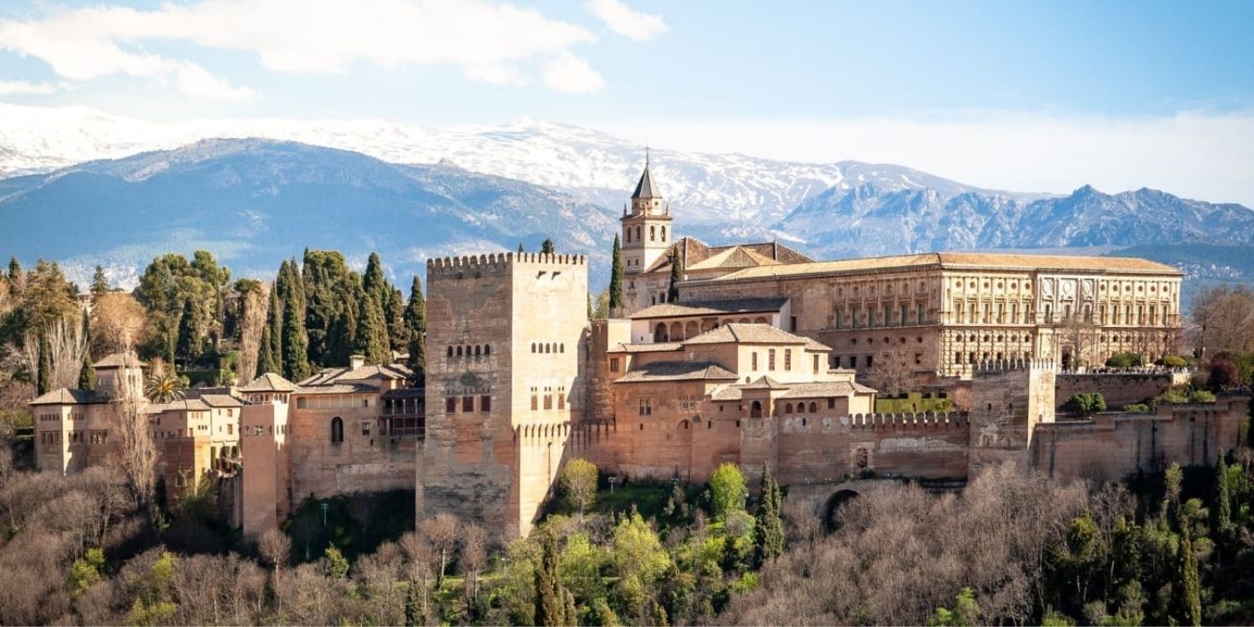 The Alhambra of Granada in Spain