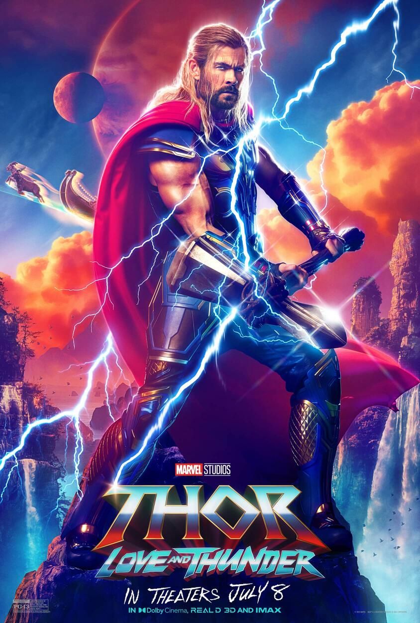 Thor Love and Thunder Chris Hemsworth Character Poster