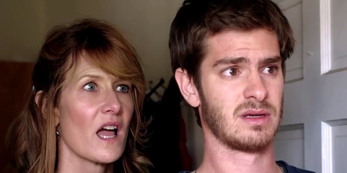 Laura Dern and Andrew Garfield in 99 Homes