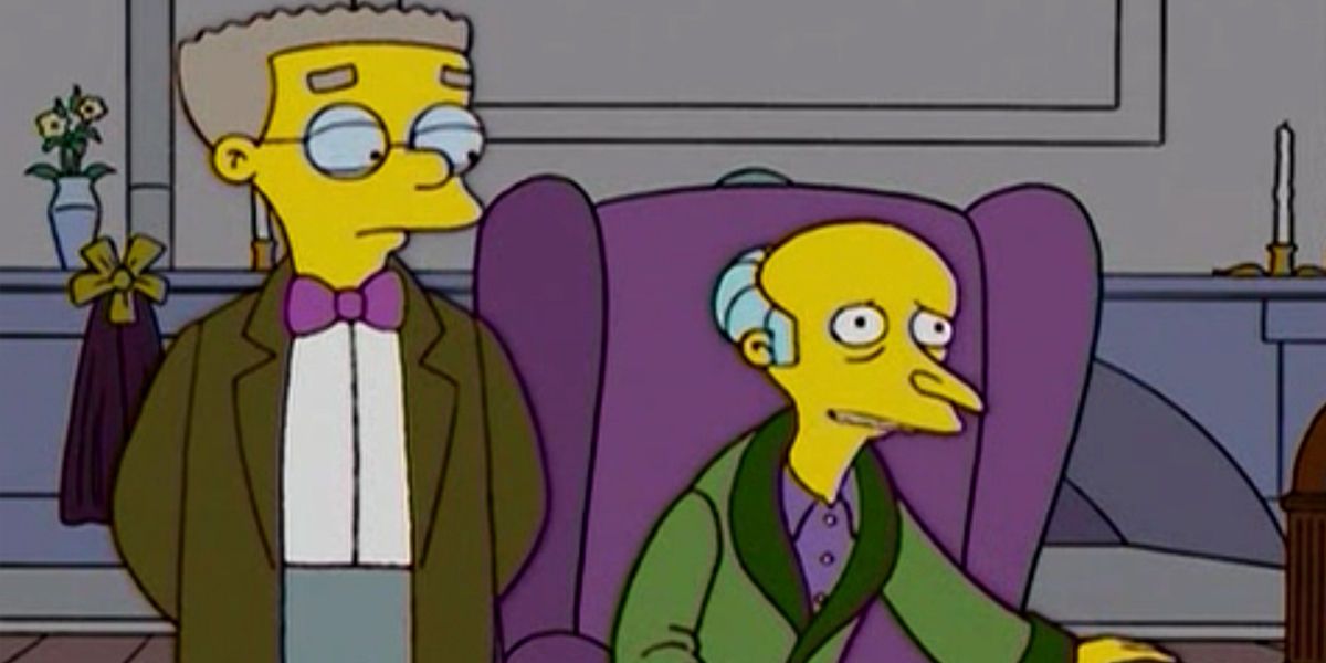 Mr. Burns and smithers